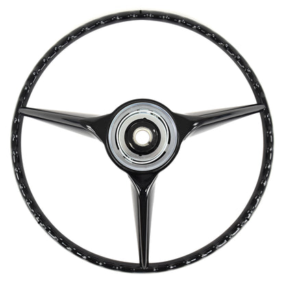 Steering Wheel | 3 Spoke | Black | 1967 Ford Mustang
