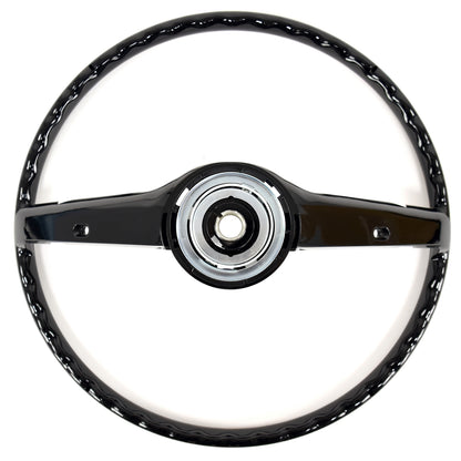 Steering Wheel | 2 Spoke | Black | 1968-69 Ford Mustang