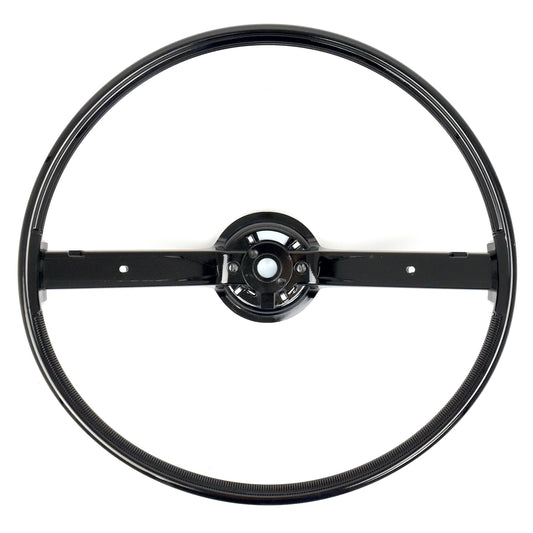 Steering Wheel | 2 Spoke | Black | For Horn Bars | 1970-73 Ford Mustang