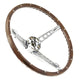 Steering Wheel | 3 Spoke | Deluxe Woodgrain | 1967 Ford Mustang