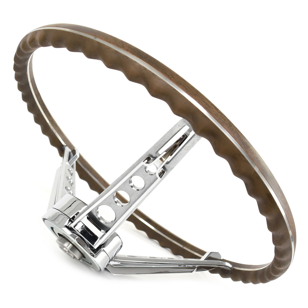 Steering Wheel | 3 Spoke | Deluxe Woodgrain | 1967 Ford Mustang