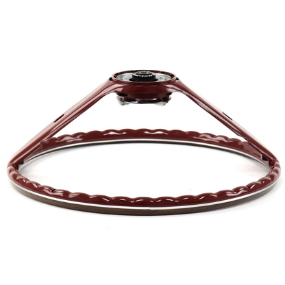 Steering Wheel | 2 Spoke | Red | Deluxe Woodgrain | 1968 Ford Mustang