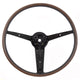 Rim-Blow Steering Wheel | 3 Spoke | Deluxe Woodgrain | 1970-73 Ford Mustang