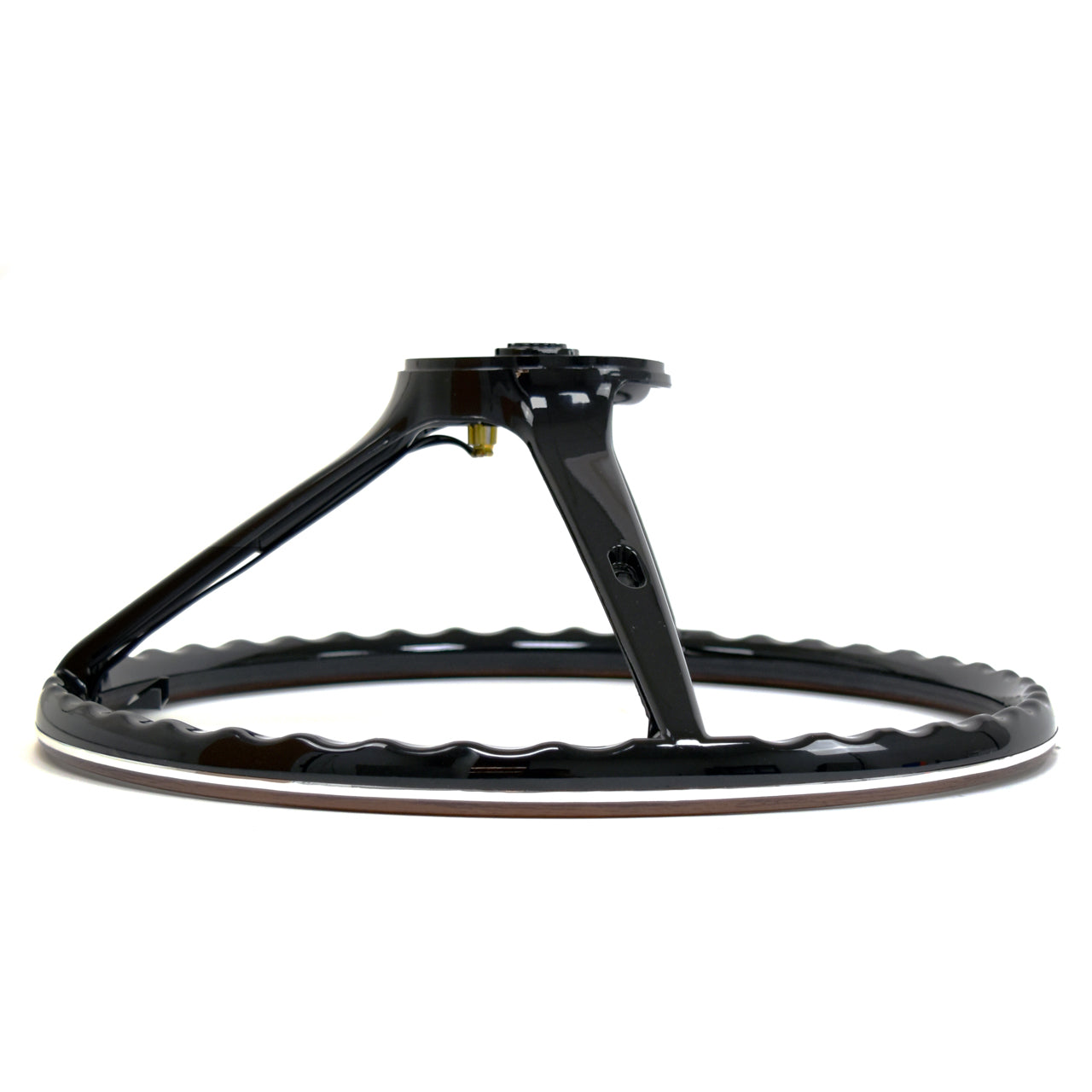Rim-Blow Steering Wheel | 3 Spoke | Deluxe Woodgrain | 1970-73 Ford Mustang