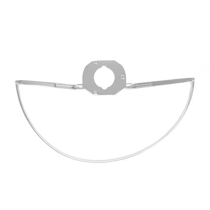 Steering Wheel Horn Ring | 2 Spoke | Chrome | 1968-69 Ford Mustang