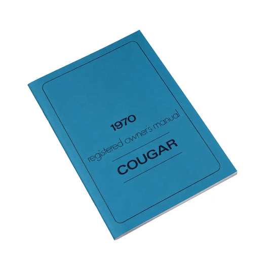 1970 Mercury Cougar Owners Manual