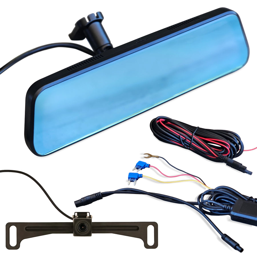 LucentVue 4K Smart Rearview Mirror Dashcam | 1968-2014 Ford Mustang