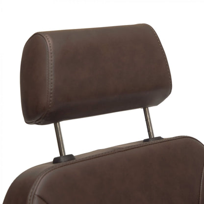 Caballo Front Bucket Seats | Espresso Diamond Stitch | 1965–70 Mustang