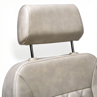 Caballo Front Bucket Seats | Parchment Diamond Stitch | 1965–70 Ford Mustang
