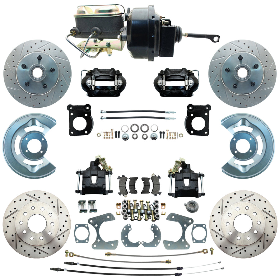 1964-66 Ford Mustang Front & Rear Power Disc Brakes Conversion Kit