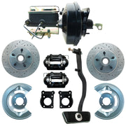 Front Power Disc Brake Conversion Kit | 5-Lug | 1967-73 Ford Mustang V8