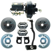 Front Power Disc Brake Conversion Kit | 5-Lug | 1967-73 Ford Mustang V8