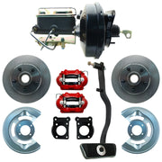 Front Power Disc Brake Conversion Kit | 5-Lug | 1967-73 Ford Mustang V8
