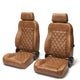 Caballo Front Bucket Seats | Whiskey Diamond Stitch | 1965–70 Ford Mustang