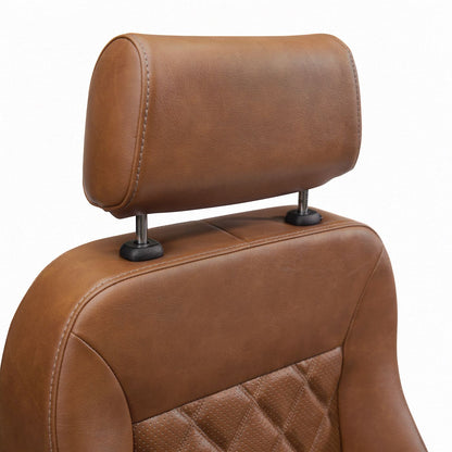 Caballo Front Bucket Seats | Whiskey Diamond Stitch | 1965–70 Ford Mustang