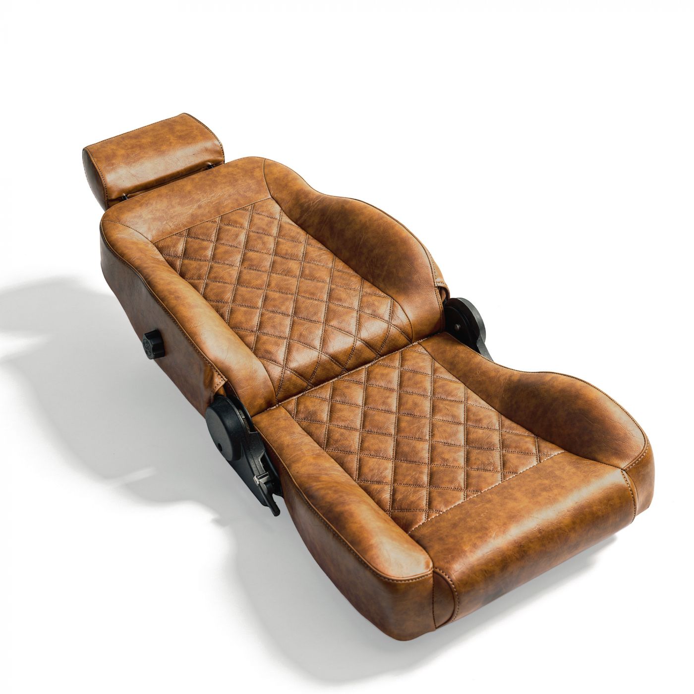 Caballo Front Bucket Seats | Whiskey Diamond Stitch | 1965–70 Ford Mustang